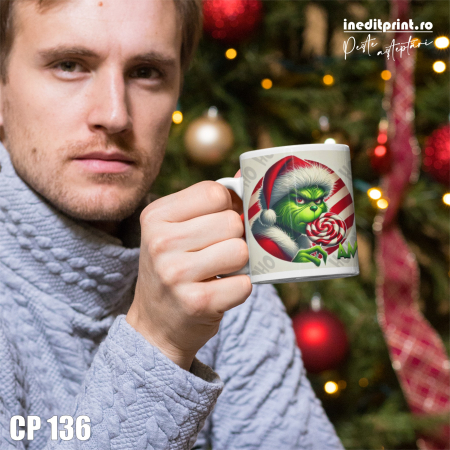 Cadouri sub 150 lei - Cana personalizata - What’s up Grinches CP136