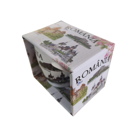 Cana Suvenir cu Lingurita Romania 8 cm SVR142 [1]