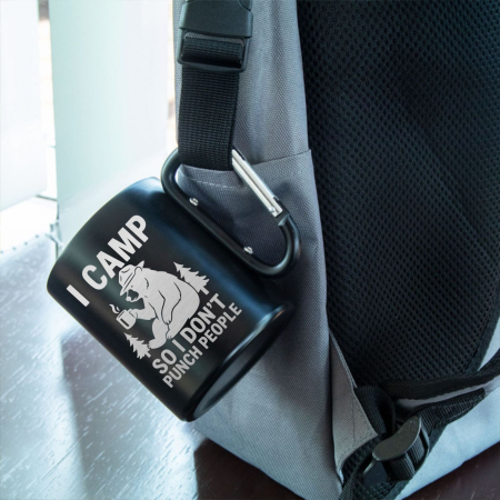 Căni - Cana Termica NASIK Negru Personalizata Camping CP167