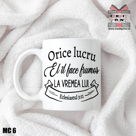 Cadouri Crestine - Cana verset Eclesiastul 3:11 MC6