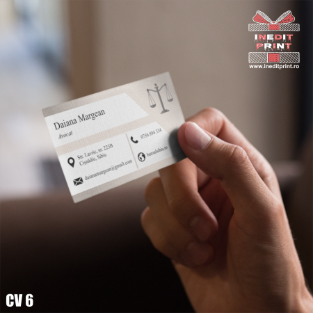 Cărți de vizită personalizate CV6 [1]