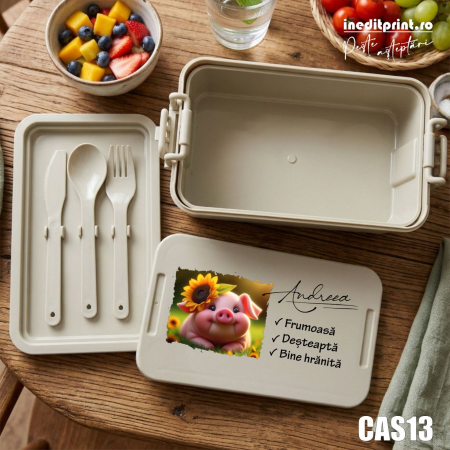 Caserole personalizate - Caserola personalizata Bine hranita CAS13