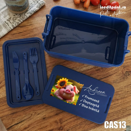 Caserole personalizate - Caserola personalizata Bine hranita CAS13