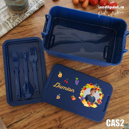Caserole personalizate - Caserola personalizata cu Fotografie si nume CAS2