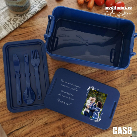Caserole personalizate - Caserola personalizata cu Fotografie si text CAS8