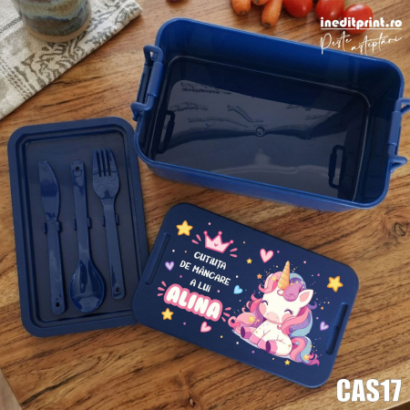 Caserole personalizate - Caserola personalizata cu unicorn CAS17