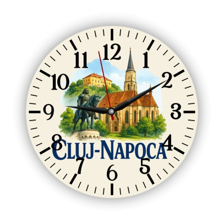 Cadouri - Ceas de perete atractii Cluj-Napoca SVCJ4