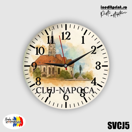 Ceas de perete atractii Cluj-Napoca SVCJ5 [1]
