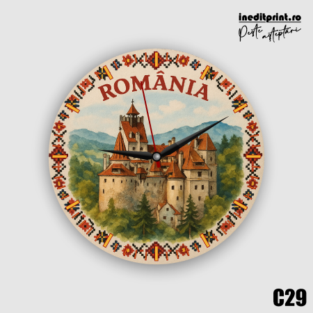 Ceas de perete atractii Romania C29 [1]