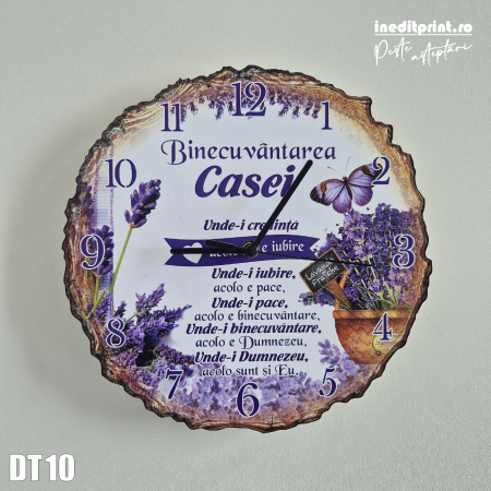 Decorațiuni pentru casă - Ceas de perete Binecuvantarea Casei DT10