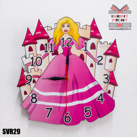 1 Iunie - Ceas de perete Printesa SVR29