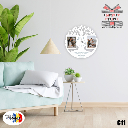 Ceasuri - Ceas personalizat cu fotografie si text C11