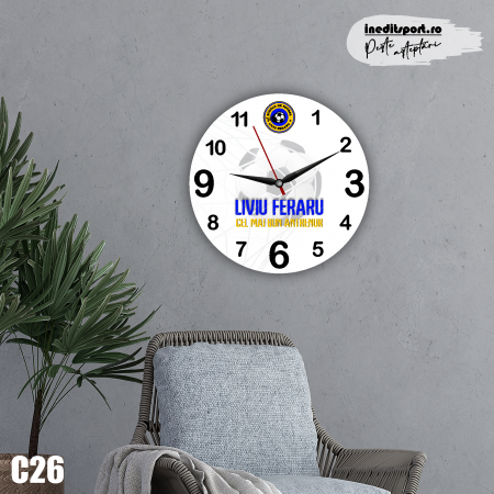 Decorațiuni pentru casă - Ceas personalizat cu NUME si MESAJ C26