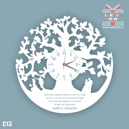 Ceas personalizat cu text C13 [1]
