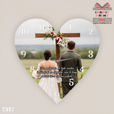 Ceas personalizat fotografie si verset CVB2 [1]