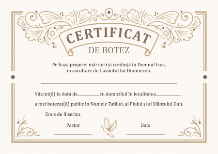Certificat de Botez CDB3 [1]