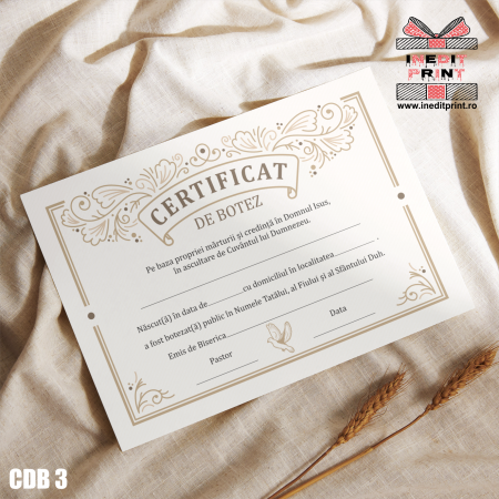 Certificat de Botez CDB3 [0]