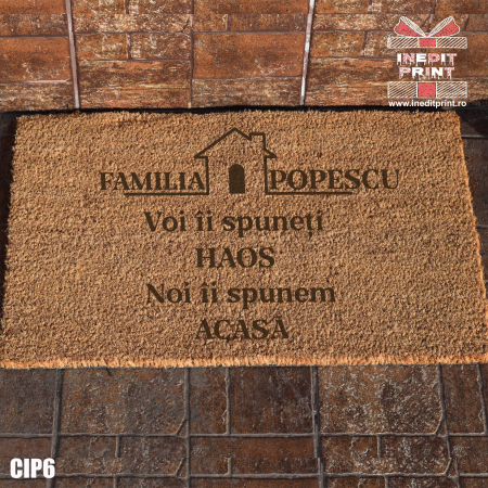Covoras intrare personalizat Home CIP6