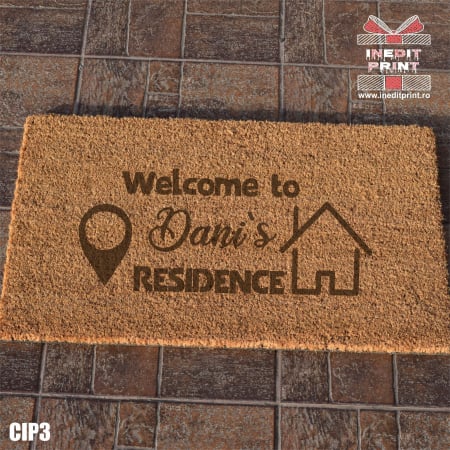 Covorase de intrare - Covoras intrare personalizat Residence CIP3