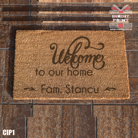 Covoras intrare personalizat Welcome CIP1 [1]