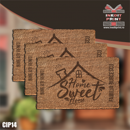 Covorase de intrare - Covoras intrare personalizat SWEETHOME CIP14
