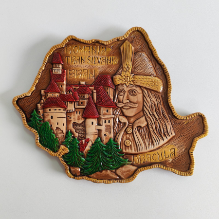 Suveniruri Romania - Decoratiune Castelul Bran si Dracula SVR123