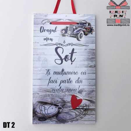 Decorațiuni - Decorațiune Dragul meu soț DT2