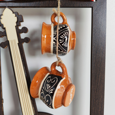 Decoratiune Vioara cu Cescute Ceramice SVR96 [1]