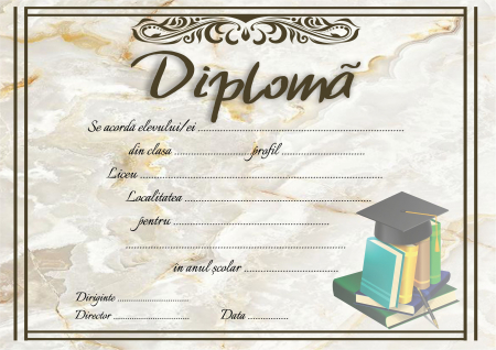 Absolvire - Diploma absolvire DAM8