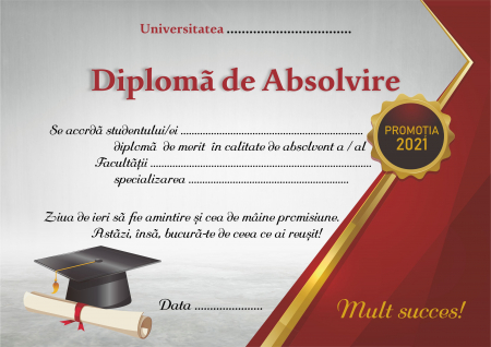 Absolvire - Diploma absolvire Universitate DAM9