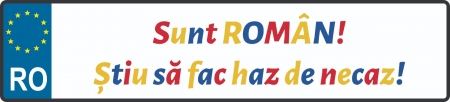 Ziua Armatei - Plăcuță Nr. Auto Haz de necaz