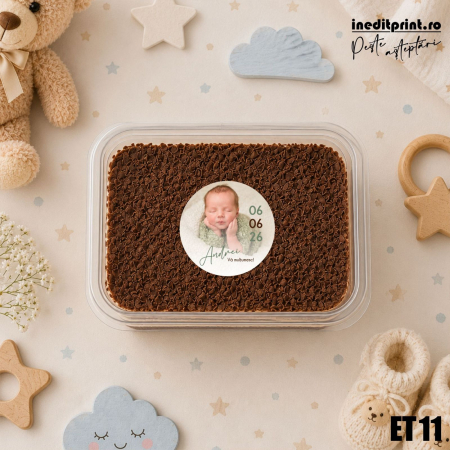 Botez - Etichete personalizata pentru marturii botez ET11