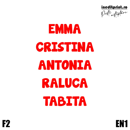 Etichete termice personalizate cu nume EN1 [1]