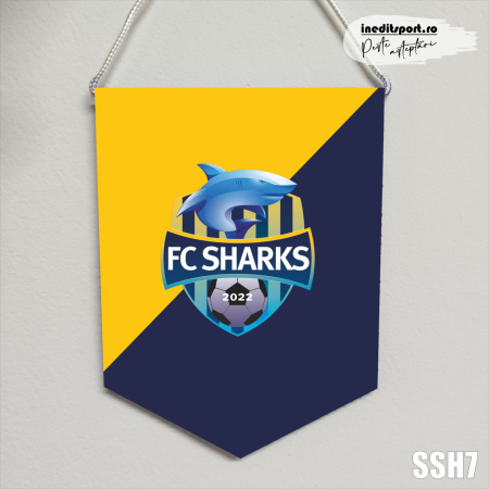 FC Sharks - Fanion F.C. Sharks SSH7