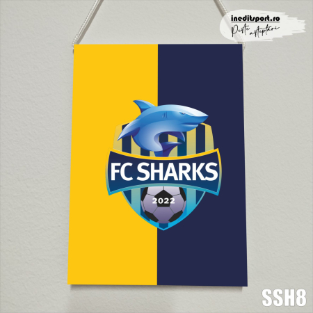 FC Sharks - Fanion F.C. Sharks SSH8