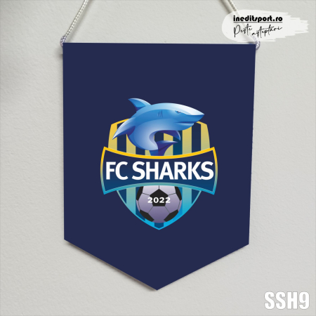 FC Sharks - Fanion F.C. Sharks SSH9