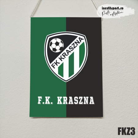FK Kraszna - Fanion personalizat FK Kraszna, dreptunghi FKZ3