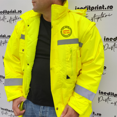 Imbracaminte Reflectorizanta - Geaca personalizata reflectorizanta GPR5