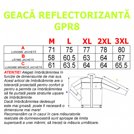 Geaca personalizata reflectorizanta GPR8 [10]