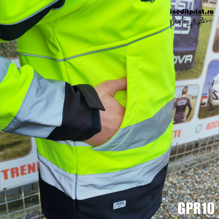 Geaca softshell cu insertii fluorescente GR10 [3]