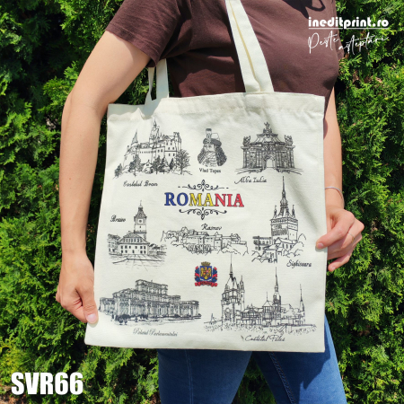 Geanta suvenir tip sacosa "Romania” SVR66