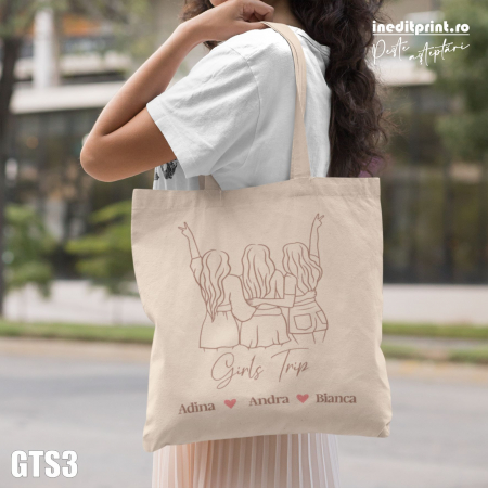 Geanta tip sacosa personalizabila - Girls Trip GTS3