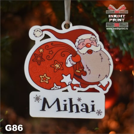 Glob personalizat "Santa is coming" G86