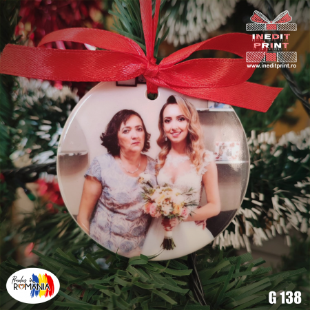 Craciun - Glob personalizat ceramic Crăciun G138