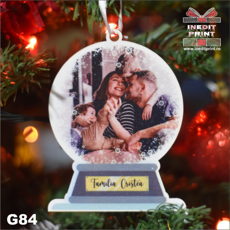 Globuri cu personalizare - Glob personalizat Family G84