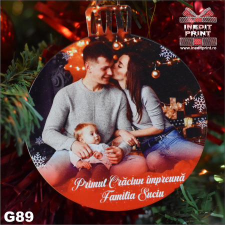 Globuri cu personalizare - Glob ''Primul Crăciun Împreună" G89