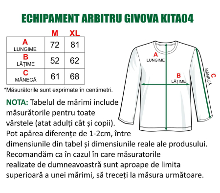 Kit Arbitru ML GIVOVA, galben fluo cu negru - KITA04 [4]