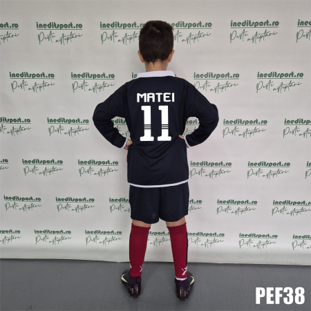 Kit echipament fotbal maneca lunga copii Patrick PEF38 [2]