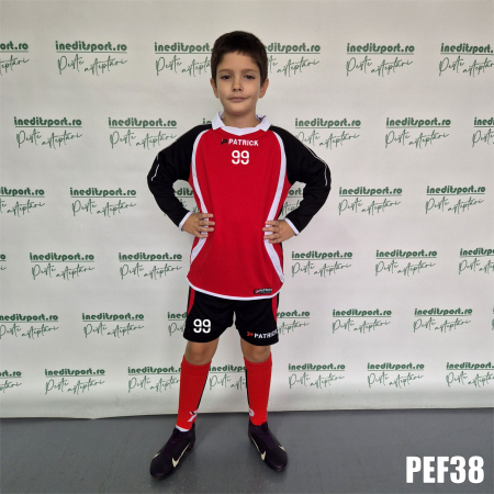 Echipamente de joc - Kit echipament fotbal maneca lunga copii Patrick PEF38