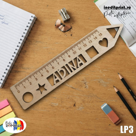 Liniar personalizat nume + cartonas decorativ LP3 [1]